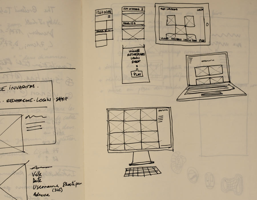 extrait de carnet de croquis