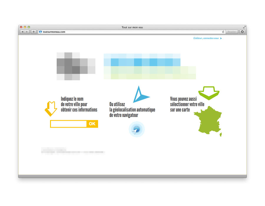 Water Info website screenshot