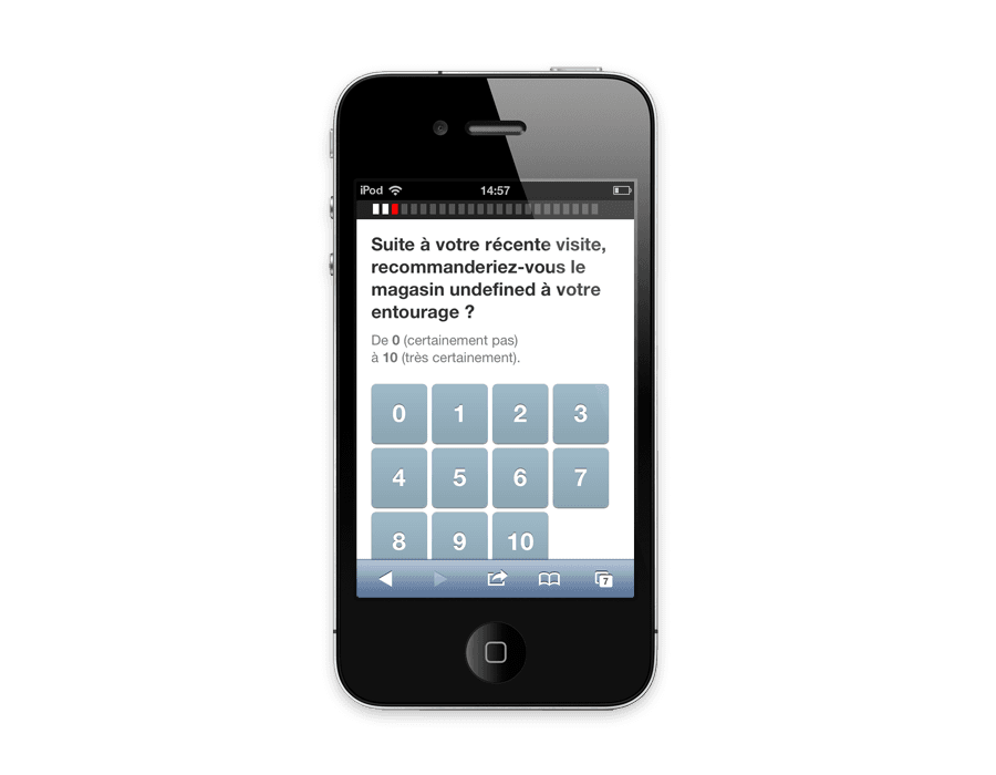 Satisfaction sfr screenshot on device