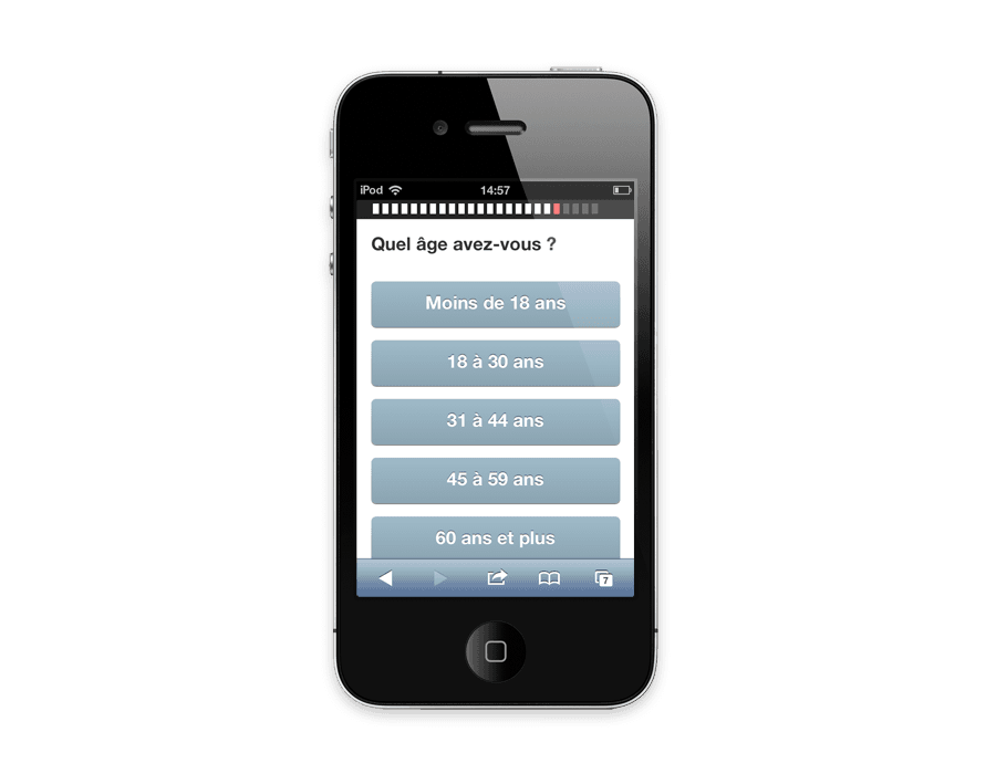 sfr mobile web app screenshot